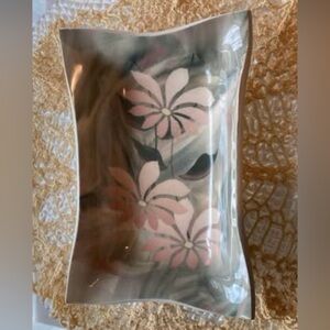 Vintage Handmade Porcelain Floral Dish, signed Ken Chernavitch; Winnipeg, MB